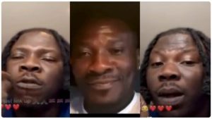 VIDEO: Stonebwoy Goes Mad When Asamoah Gyan Had Mention Blakk Cedi During a Conversation.