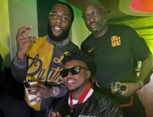 Rapper Gambo Meets Burna Boy, Lauded Him for Being An Inspiration To The Youth.